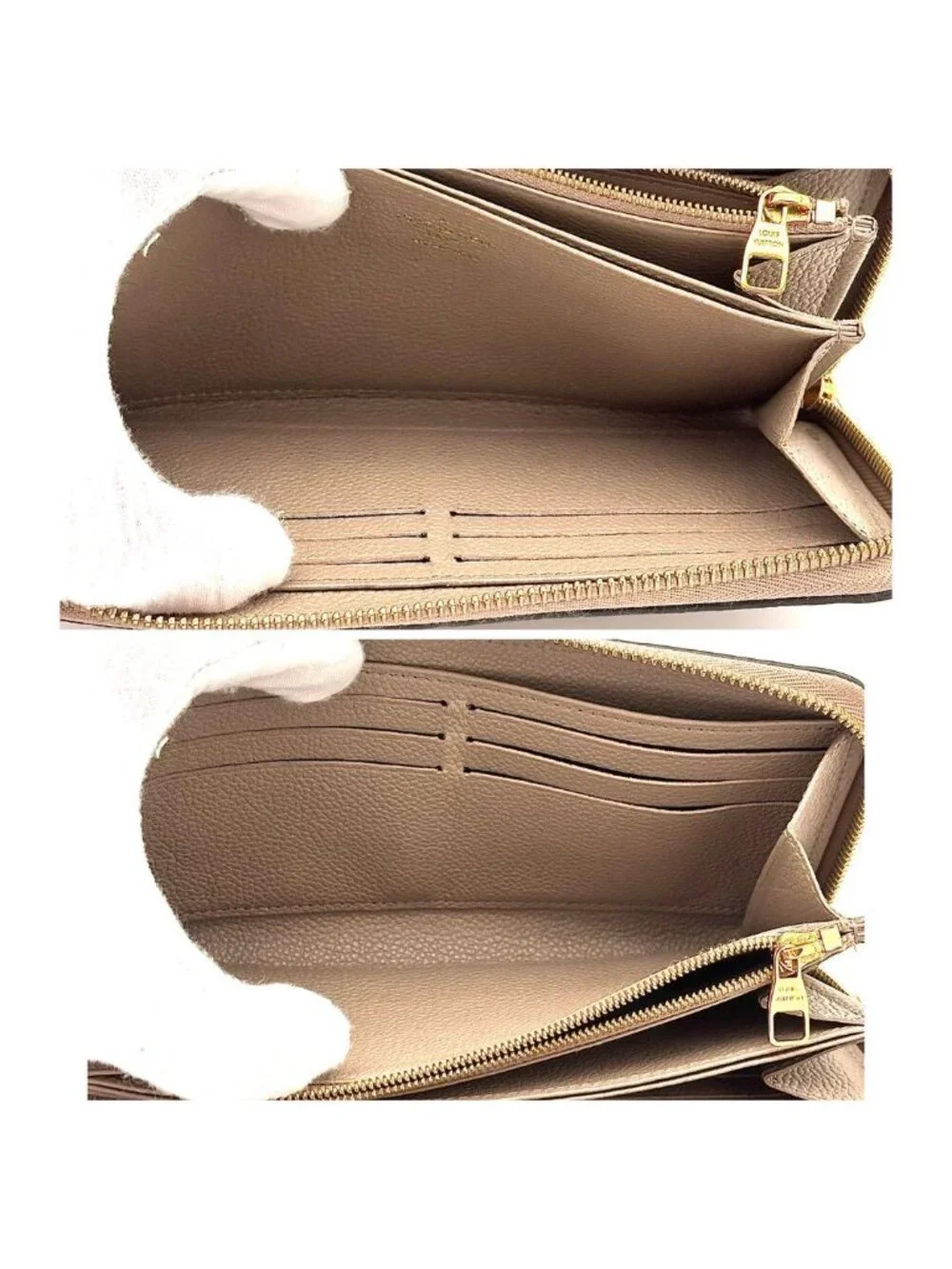 Louis Vuitton Wallet Zippy Tourterelle Beige